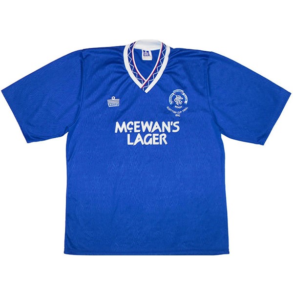 Camiseta Rangers 1ª Retro 1992 Azul